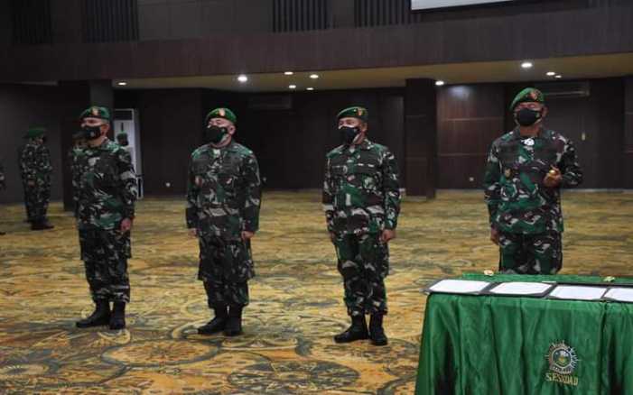 2 Brigjen TNI Angkatan Darat Resmi Memegang Jabatan Barunya