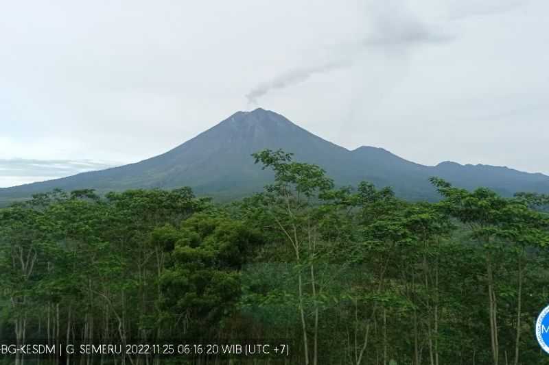 Aktivitas Gunung Semeru Masih Didominasi Gempa Letusan