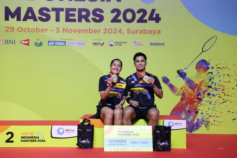 Amri/Nita Juara Indonesia Masters II Super 100-2024