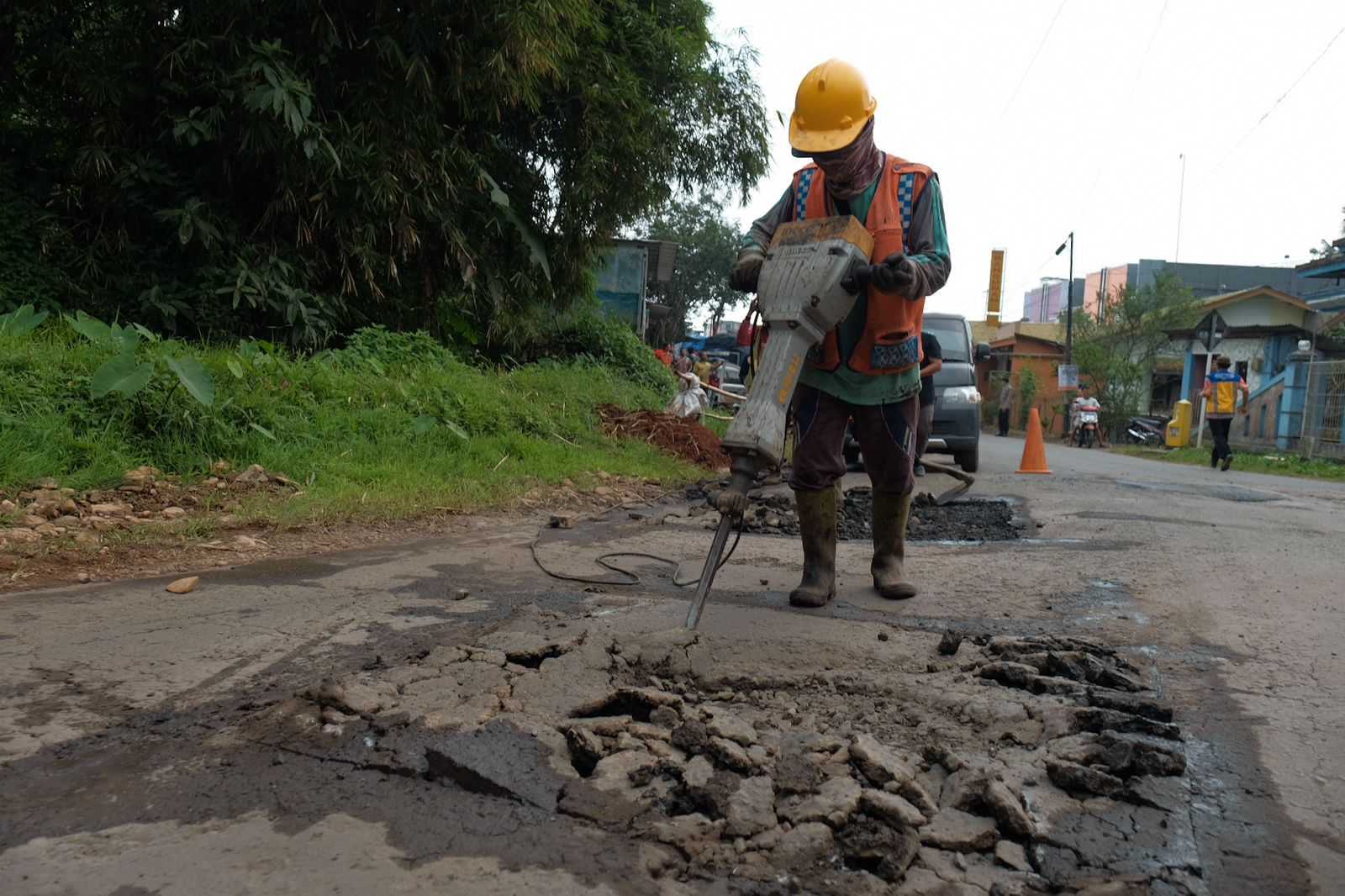 Anggaran Penanganan Jalan Rusak sebesar Rp32,7 Triliun