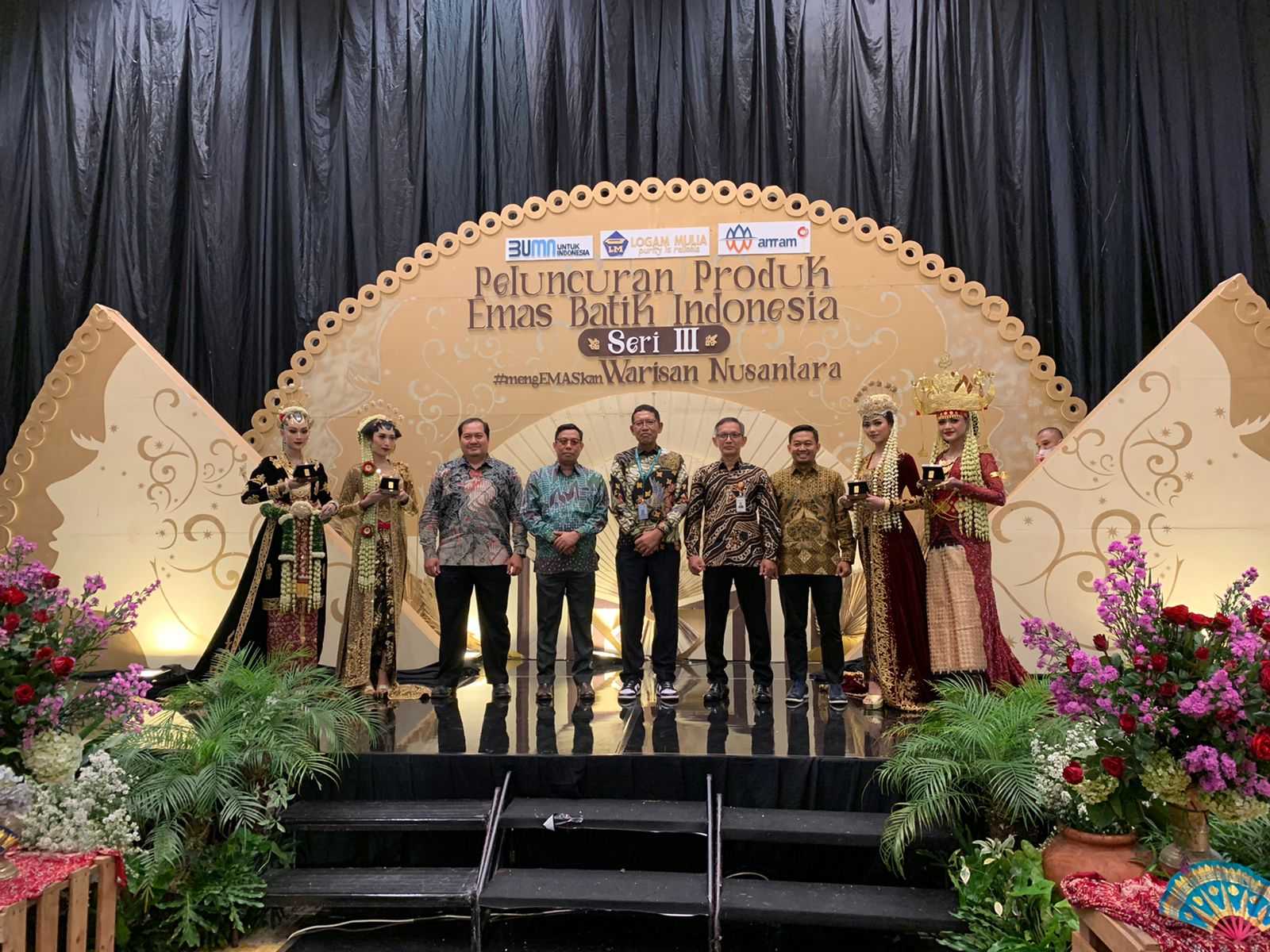 Antam Luncurkan Emas Batik Indonesia Seri III