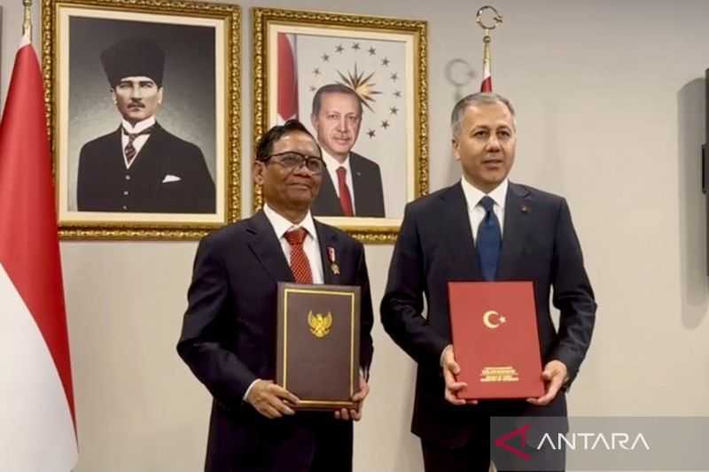 Atasi Pencucian Uang, Indonesia dan Turki Teken Kerja Sama Keamanan Mencakup TPPO dan TPPU