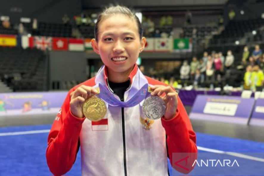 Atlet Wushu Kabupaten Bekasi Sabet Emas Kejuaraan Dunia