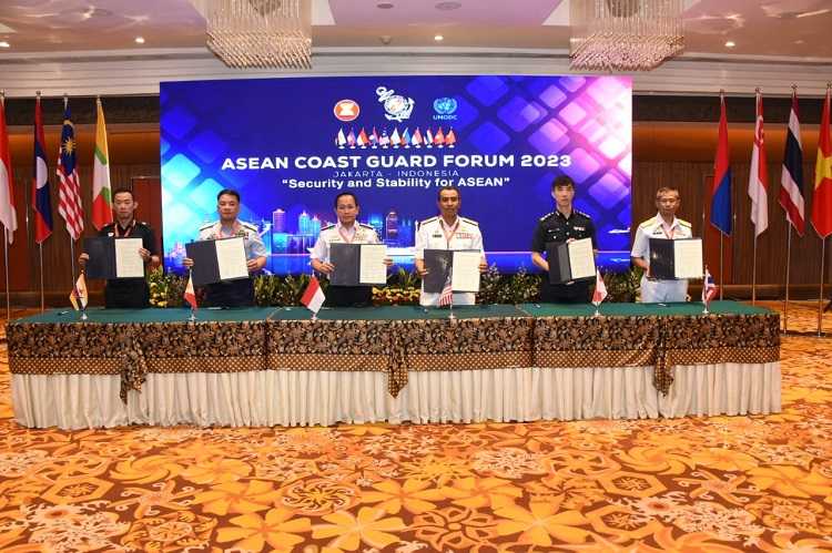 Bakamla RI Beserta 5 Negara Asean Sepakati Draf Pembentukan Asean Coast Guard Forum (ACF)