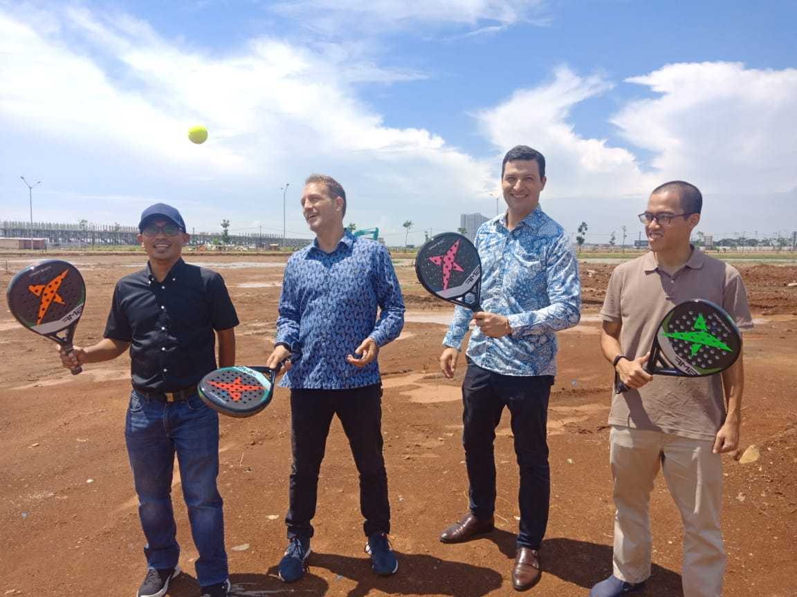 Bangun Lapangan Padel, Verde Sports Hub PIK-2 Dapat Kunjungan dari Kedutaan Spanyol