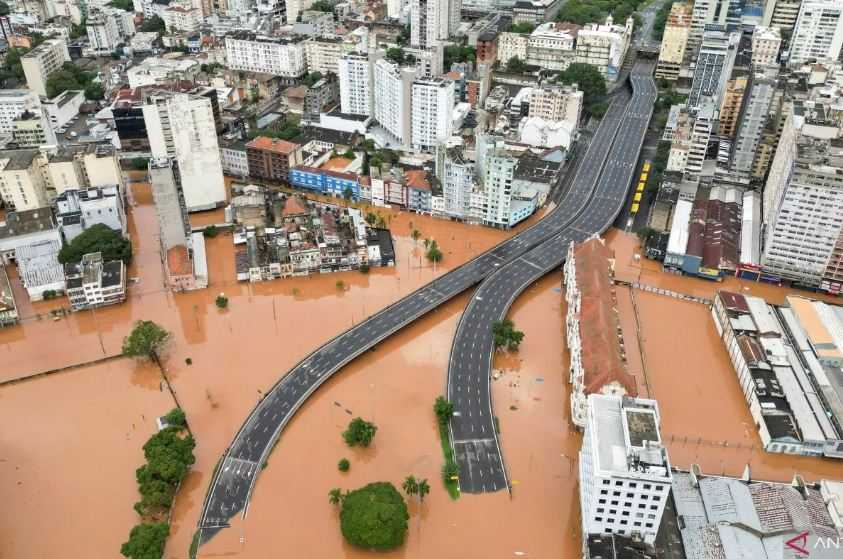 Banjir Besar di Brazil Tewaskan 78 Orang, Ribuan Warga Mengungsi