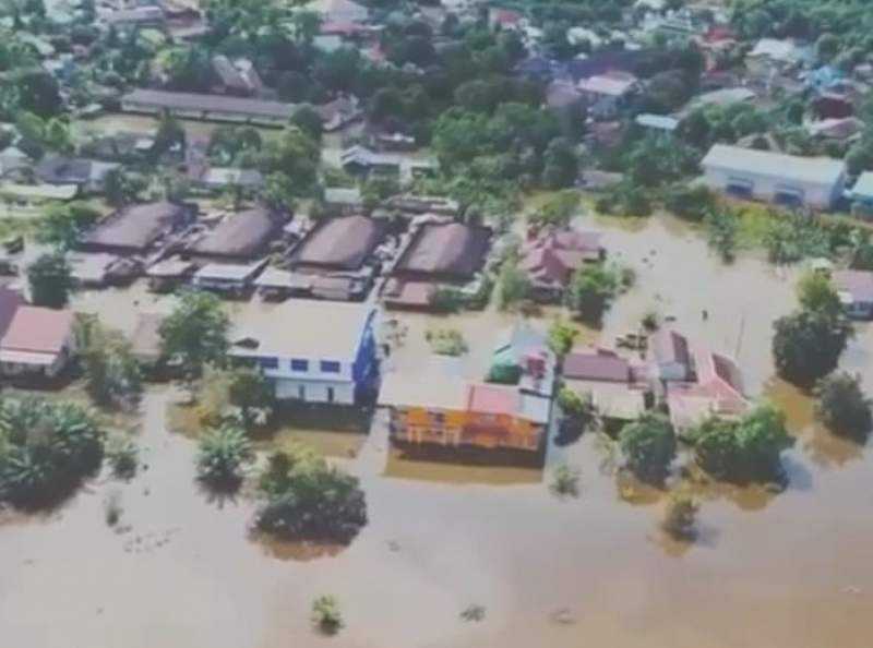 Banyak Rumah Terendam Banjir