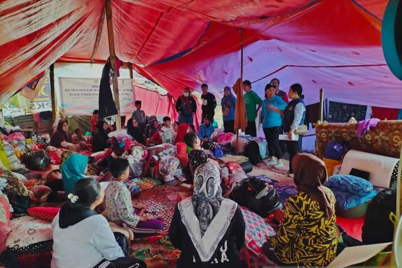 Banyak Sekali, Jumlah Pengungsi Korban Gempa Cianjur Capai 108.720 Jiwa