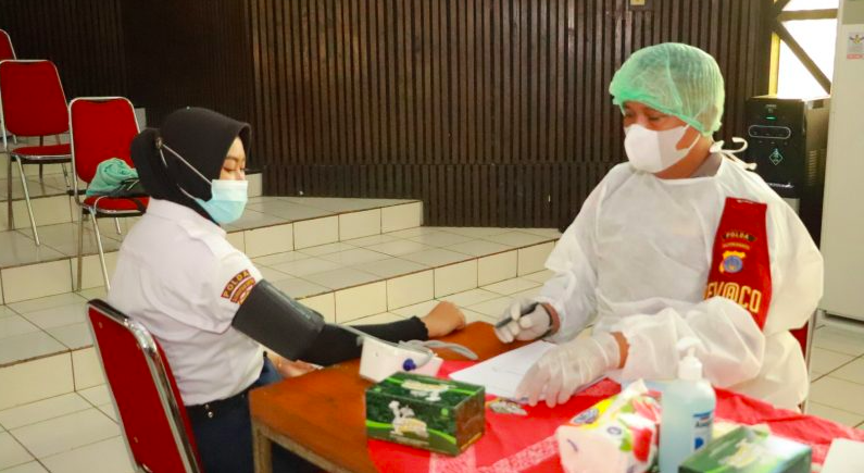 Berita Gembira, Ribuan Satpam dan Cleaning Service di Yogya Mulai Disuntik Vaksin Astra Zeneca