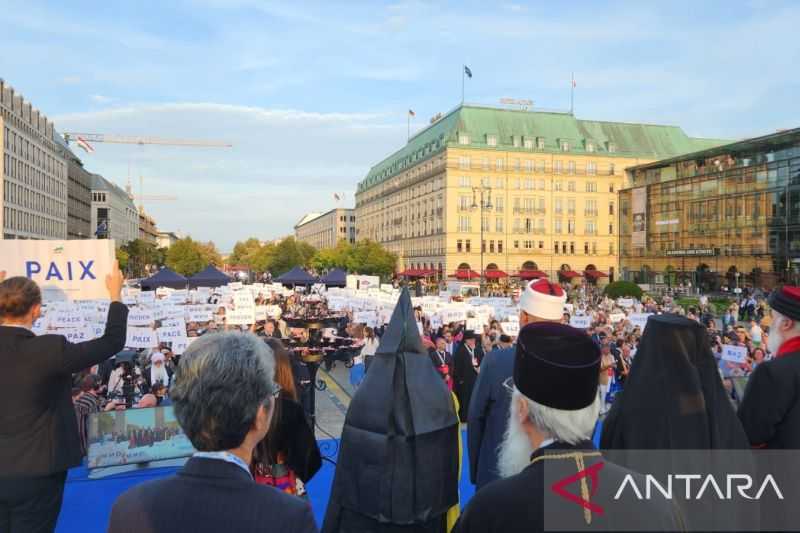 Berita Gembira, Tokoh Agama Dunia Berkumpul di Berlin Serukan Perdamaian