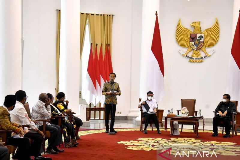 Bertemu Jokowi, Majelis Rakyat Papua Nyatakan Dukung Kebijakan Pemekaran Daerah dan Percepatan RUU Masyarakat Hukum Adat