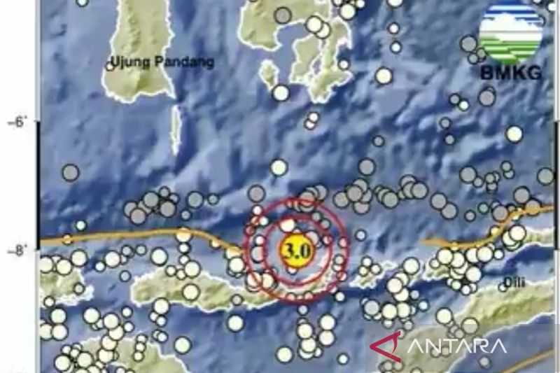 BMKG: Gempa Dangkal Guncang Sikka di NTT pada Rabu Dini Hari