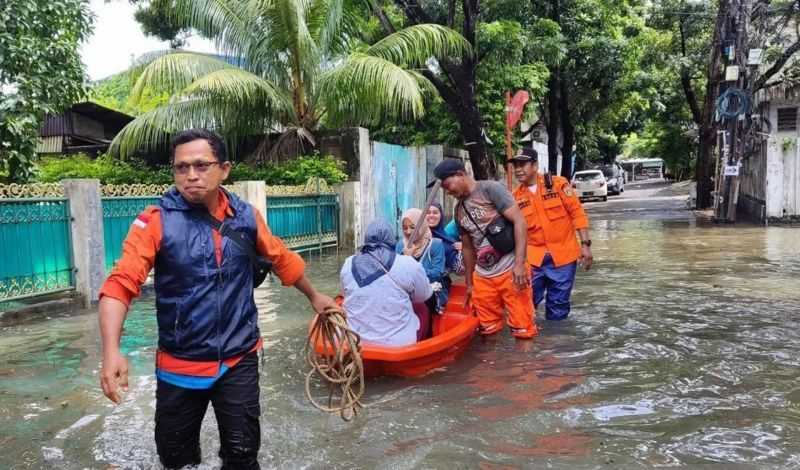 BPBD DKI Laporkan Dua RT dan Lima Ruas Jalan di Jakarta Banjir