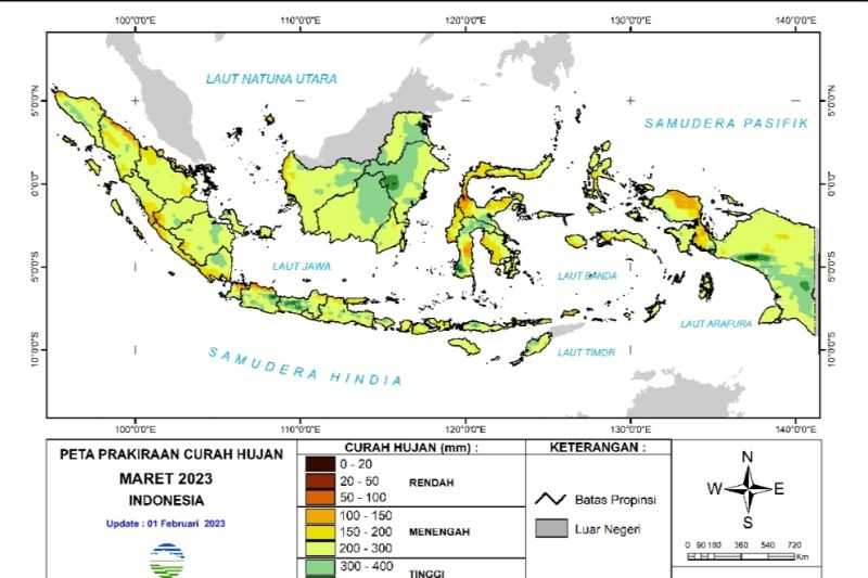 Cuaca Hari Ini, Sejumlah Wilayah Diguyur Hujan Lebat dan Angin Kencang