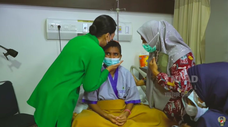 Ditanya Jenderal Andika Perkasa Mau Apa Kalau Sembuh dari Tumor Otak, Anak Ini Jawab: Beta Mau Beli Kerudung buat Sahabat