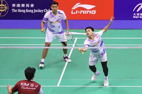 Dua Ganda Putra Indonesia Bentrok di Semifinal