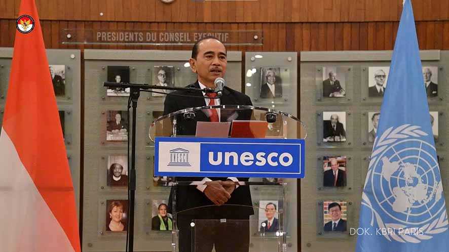 Dubes Oemar: Bahasa Indonesia Ditetapkan  Jadi Bahasa Resmi Konferensi Umum UNESCO