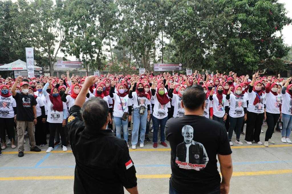 Dukungan dari Pekerja Terus Bertambah, Ganjaran Buruh Targetkan 90% Suara Ganjar di Subang 1