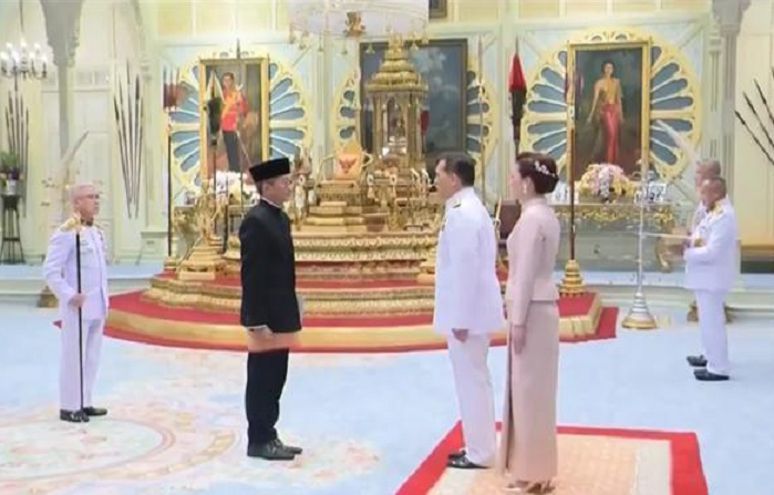 Duta Besar RI Rachmat Budiman Serahkan Surat Kepercayaan kepada Raja Thailand