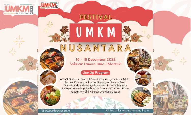 Festival UMKM Nusantara Digelar, Bertabur Jajanan dan Budaya 