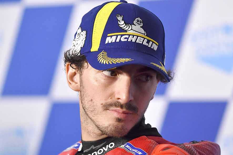 Francesco Bagnaia di Ambang  Juara Dunia MotoGP