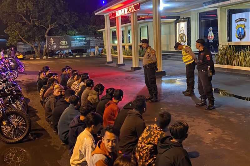 Ganggu Pengguna Jalan Lain, Polres Bondowoso Tertibkan Seratusan Sepeda Motor Knalpot 'Brong'