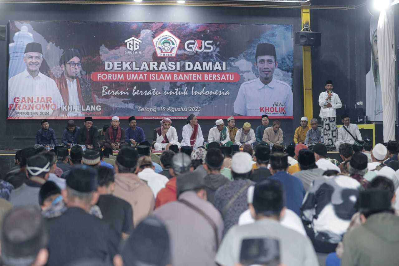 Gardu Ganjar Bersama Forum Umat Islam Banten Bersatu Gelar Deklarasi Damai di Serang 1