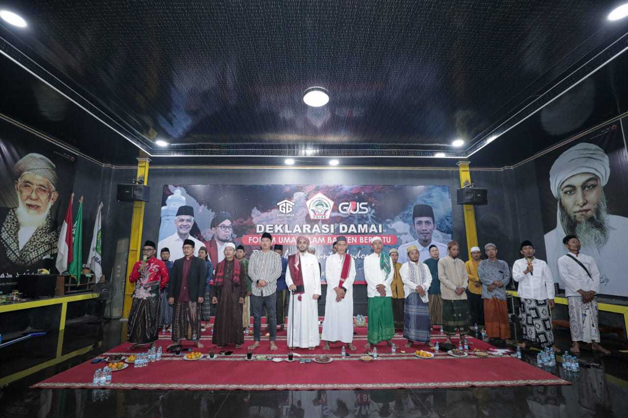 Gardu Ganjar Bersama Forum Umat Islam Banten Bersatu Gelar Deklarasi Damai di Serang 4
