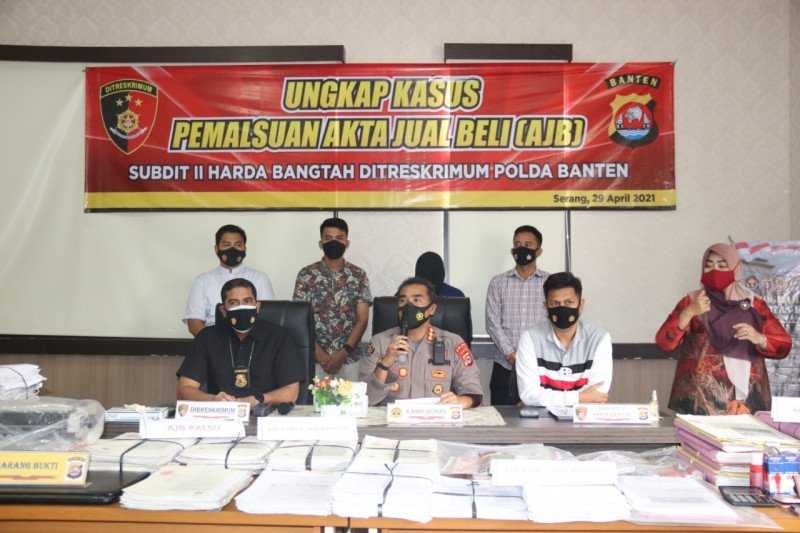 Gawat Ada Mafia Tanah, Ditreskrimum Polda Banten Ungkap 690 Akta Jual Beli Palsu