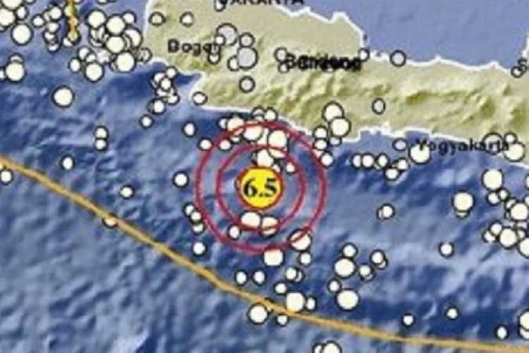 Gempa Garut dengan Magnitudo 6,5 Dirasakan hingga Sukabumi