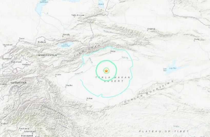 Gempa Kuat M6,1 Guncang Xinjiang Tiongkok
