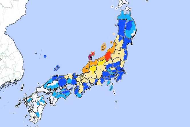 Gempa Kuat M7.4 Guncang Jepang Tengah, Peringatan Tsunami Dikeluarkan