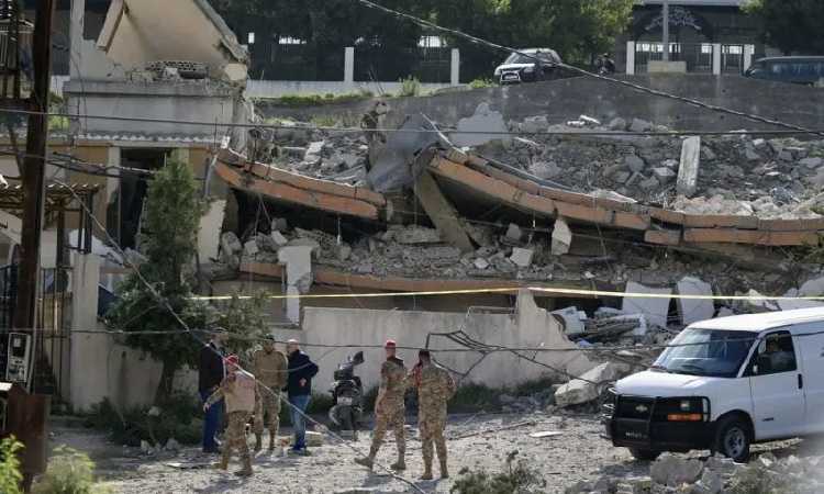 Gempar! Sebuah Gedung yang Diduga Gedung Penyimpanan Senjata di Lebanon Selatan Meledak, Sebabkan Satu Orang Tewas dan Tujuh Luka-luka