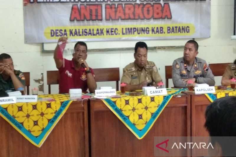 Gerak Cepat, Polres Batang Bentuk Kampung Tangguh Antinarkoba di Kecamatan