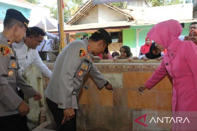 Gerak Cepat, Polres Cianjur Membangun Sumur Bor untuk Warga Terdampak Kekeringan