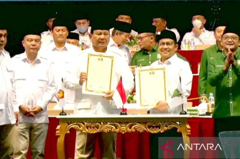 Gerindra dan PKB Resmi Berkoalisi untuk Pilpres 2024