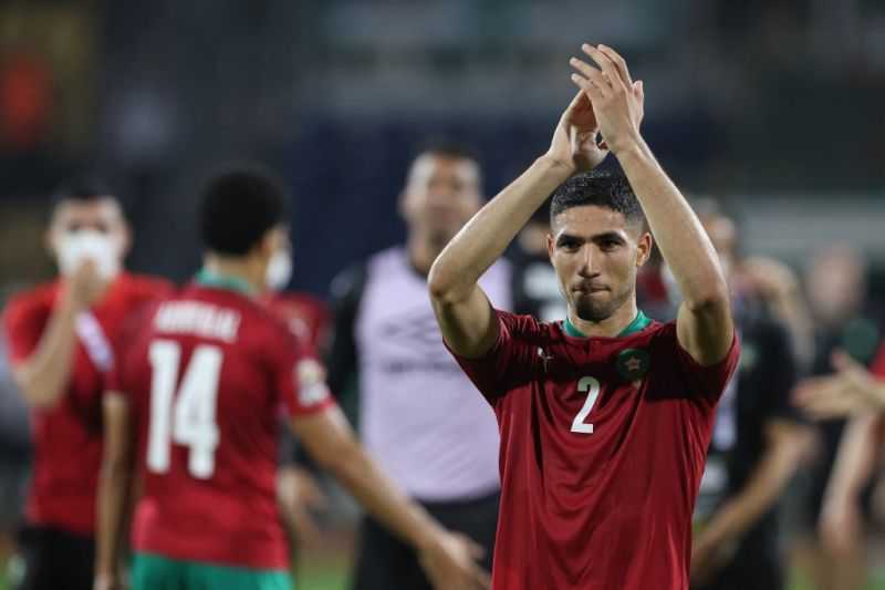 Gol Hakimi Antar Maroko ke Perempat Final Piala Afrika