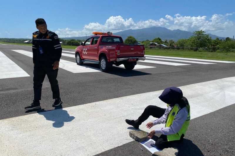 Gunung Lewotobi Erupsi, Bandara Frans Seda Maumere Tutup Sementara