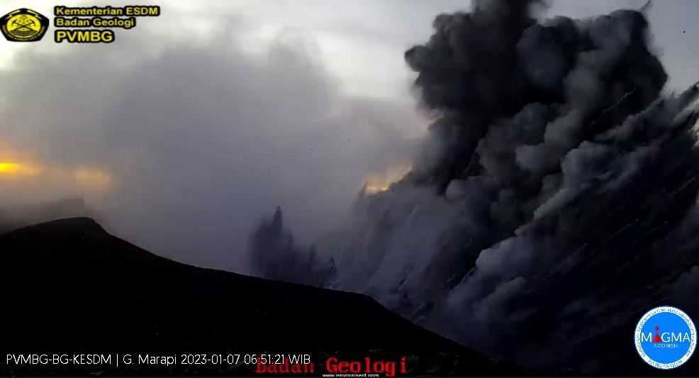 Gunung Marapi Erupsi, BKSDA Sumbar Tutup Jalur Pendakian