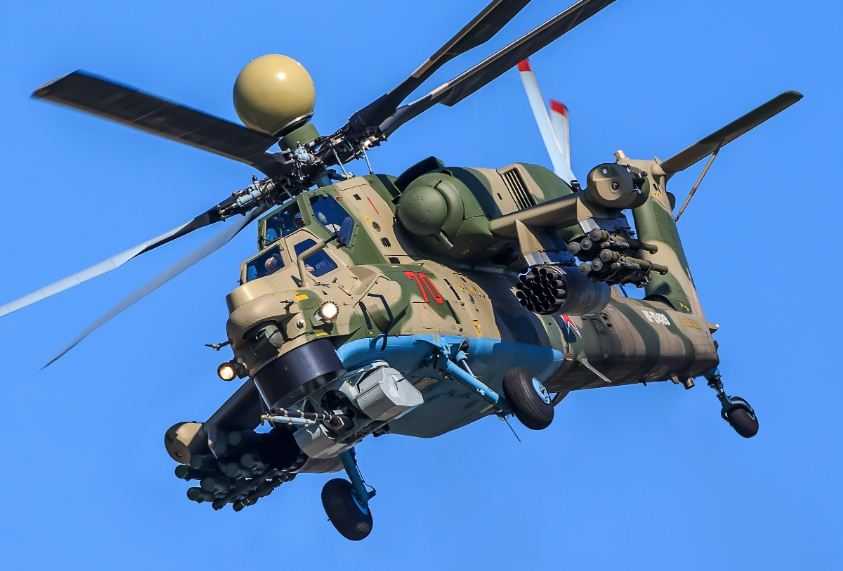 Helikopter Militer Rusia Mi-28 Jatuh Saat Latihan, Dua Pilot Tewas