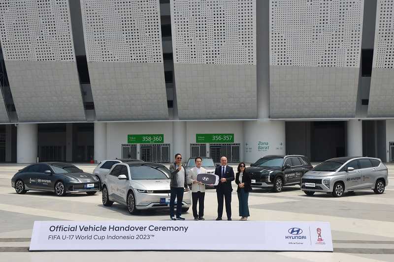 Hyundai Serahkan 148 Unit Kendaraan Operasional FIFA U-17 World Cup Indonesia
