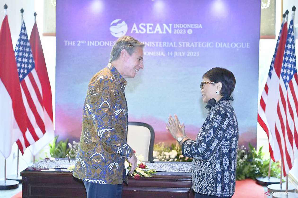 Indonesia Minta AS Dukung Kerja Sama dengan ASEAN