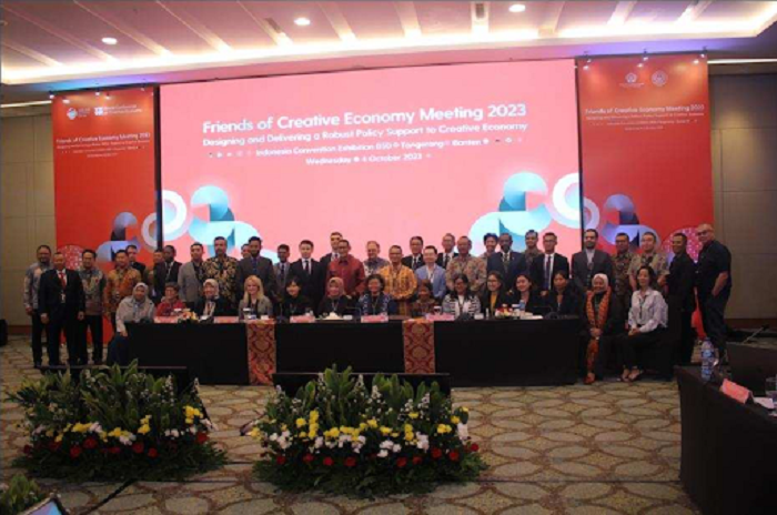 Indonesia Terus Tingkatkan Kepemimpinan dalam Ekonomi Kreatif melalui Friends of Creative Economy Meeting 2023