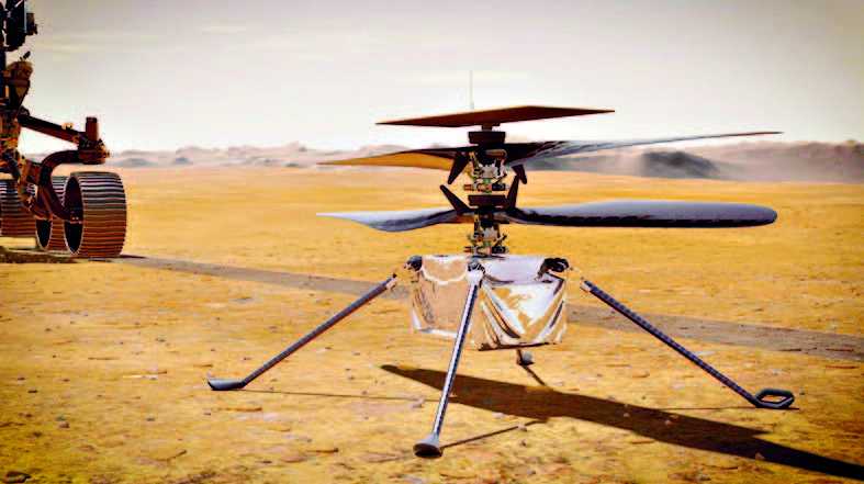 Ingenuity NASA Jadi Heli Pertama yang Terbang di Mars
