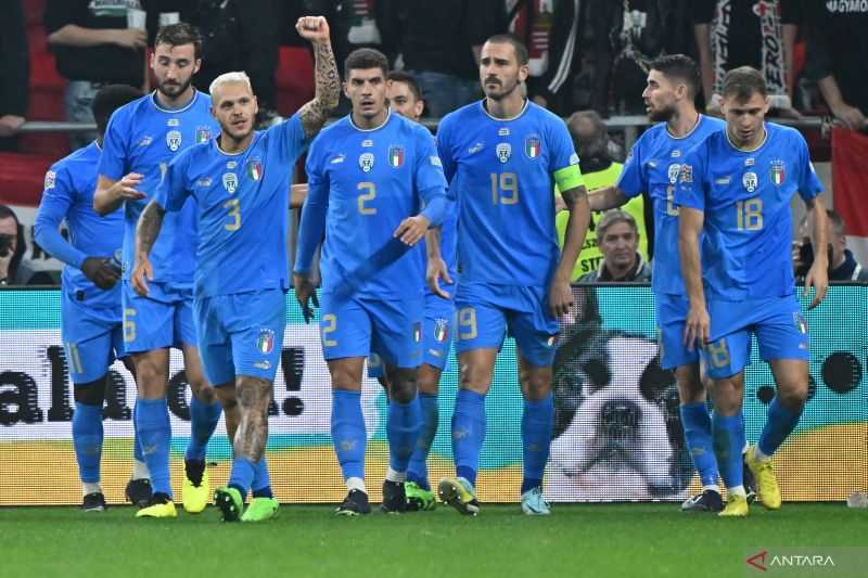 Italia Melaju ke Semifinal Nations League Usai Tundukkan Hongaria