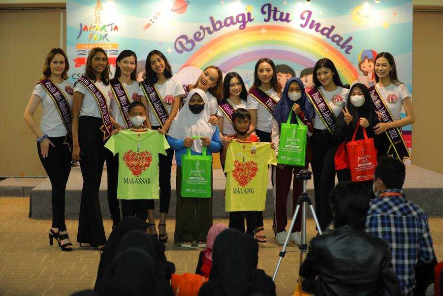 Jakarta Fair Gelar Program CSR  Peduli Anak Bersama Miss JFK