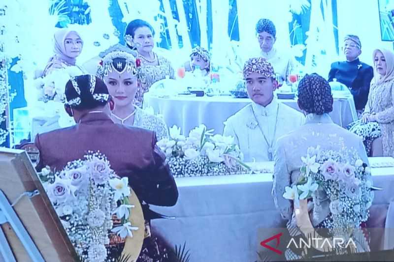 Kaesang-Erina Sah Menjadi Suami-Istri