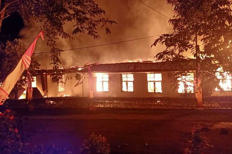 Kantor Kemenag Jayapura Terbakar, Polisi Lakukan Penyelidikan