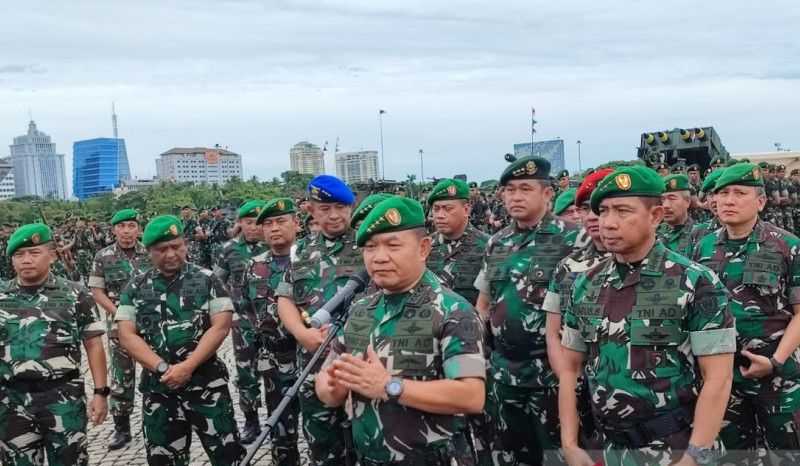 Kasad Ingatkan Prajurit Pegang Teguh Netralitas TNI di Pemilu 2024