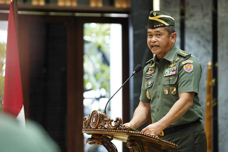 Kasad Jenderal Maruli Terima Laporan Korps Kenaikan Pangkat 15 Pati TNI AD